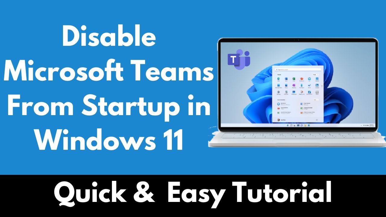 How to Disable Microsoft Teams From Startup in Windows 11