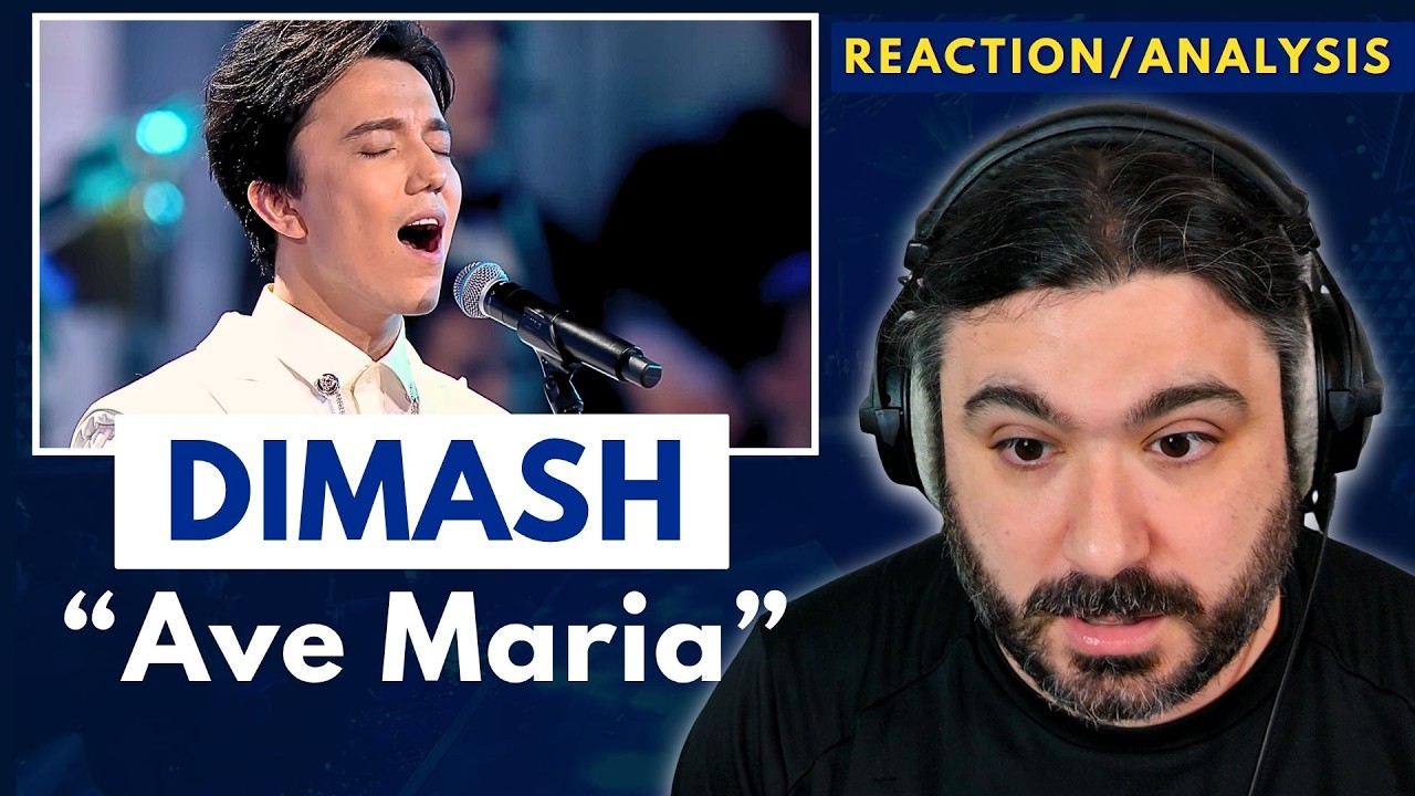 Amazing Dynamics! Dimash - Ave Maria Voice Teacher Analysis/Reaction