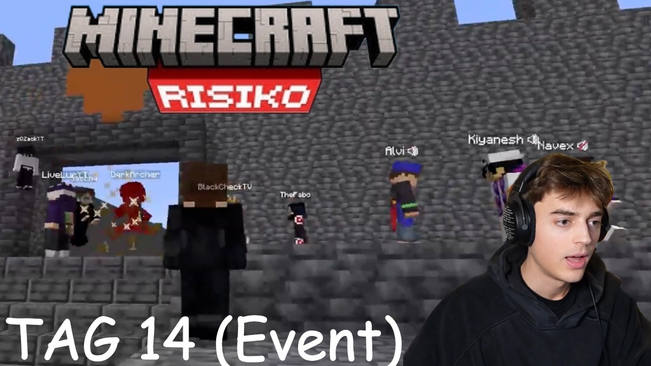 MINECRAFT RISIKO EVENT✨WIR MÜSSEN GEWINNEN Licestream Uncut 