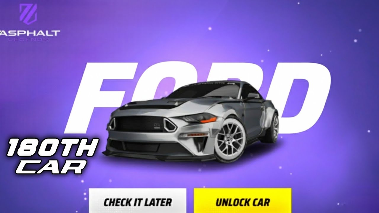 Asphalt-Unite / Hololive Spotlight Event / Unlocking FORD MUSTANG RTR SPEC 5-FD / My 180Th Car 🤩