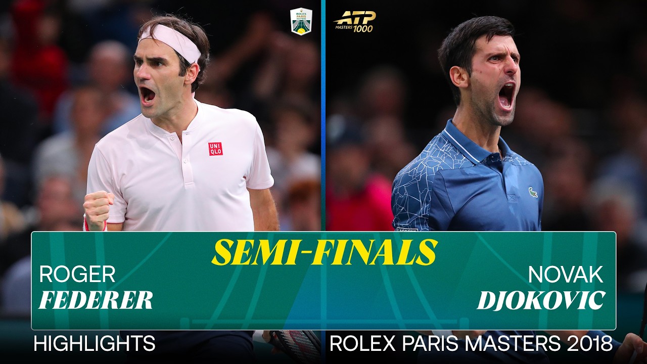 Federer vs Djokovic &mdash; Extended Highlights | Rolex Paris Masters 2018
