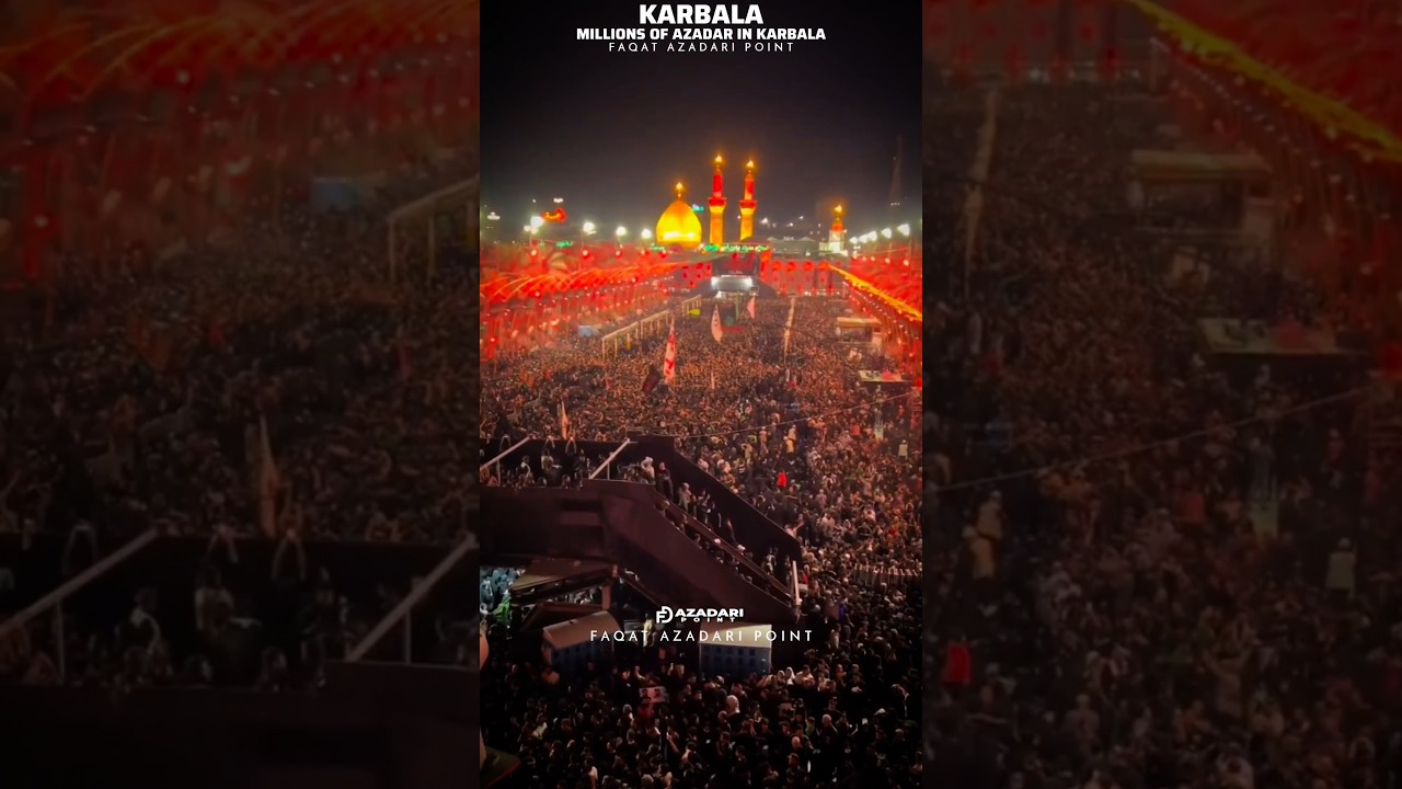Karbala Muharram 2025 | Millions of people in Karbala | Ashoor in Karbala | Mir Hassan Mir