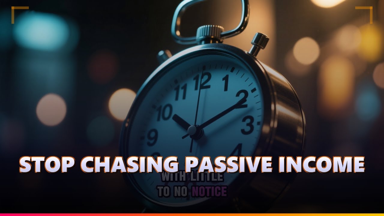 The Passive Income Lie: Why You're Losing Money