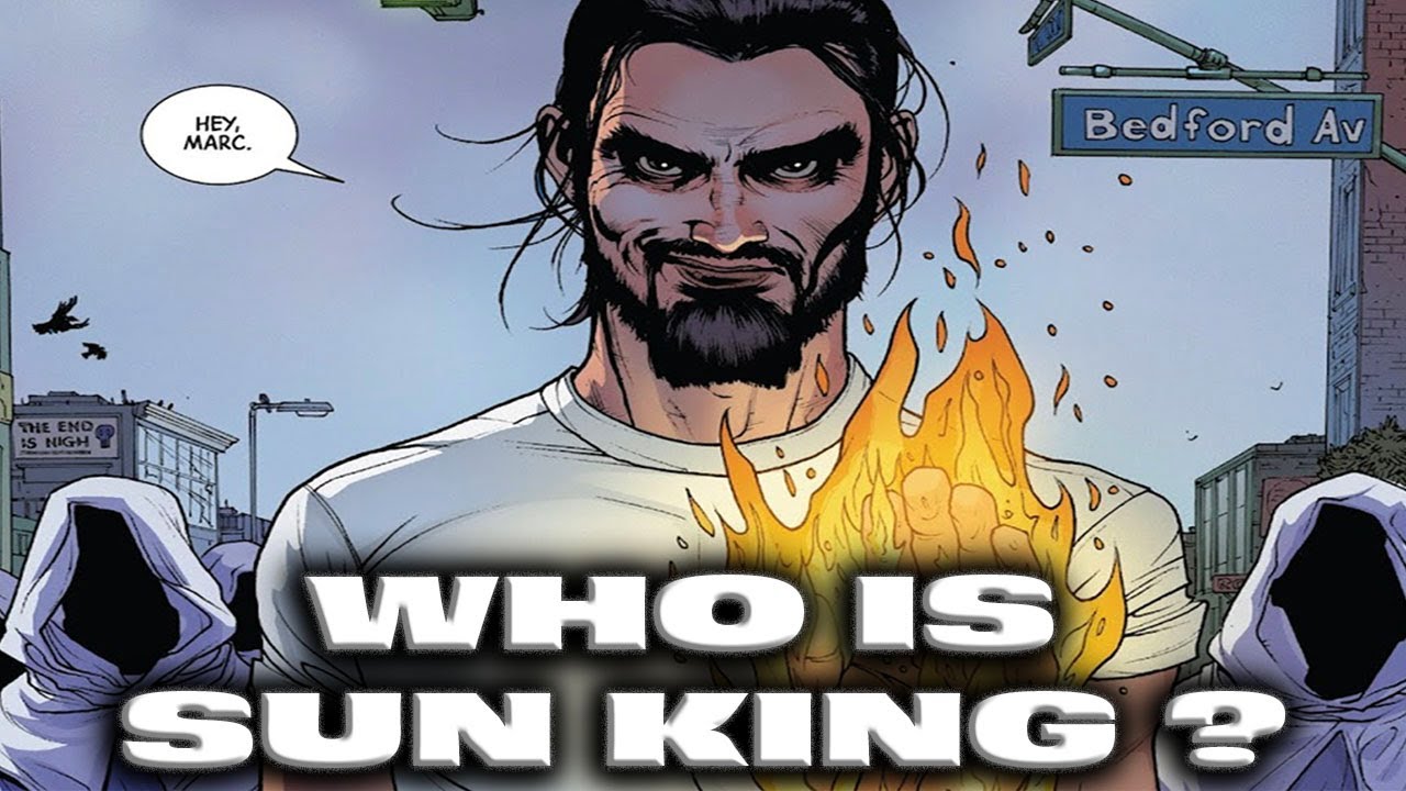 History and Origin of Marvel and Moon Knight villain SUN KING!