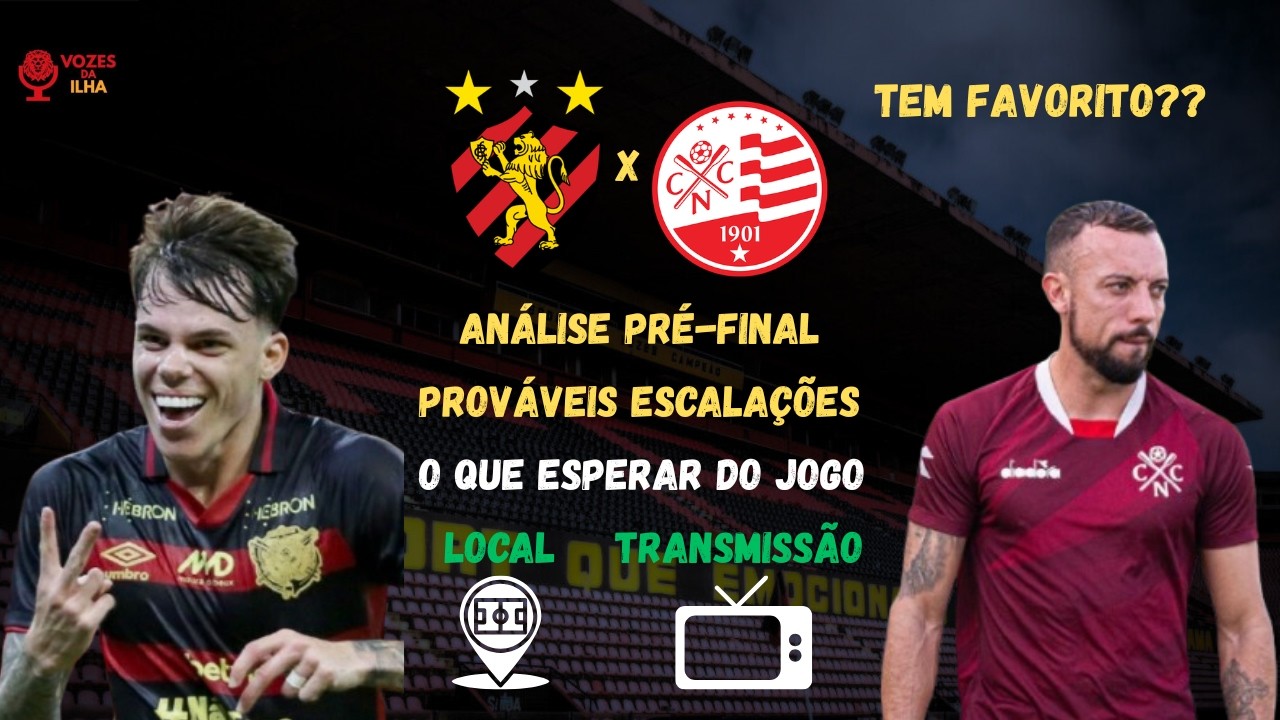 🦁🐭 Pré-jogo Sport x Naútico - Jogo de ida | Prováveis escalações | Local | Transmissao | Parcial