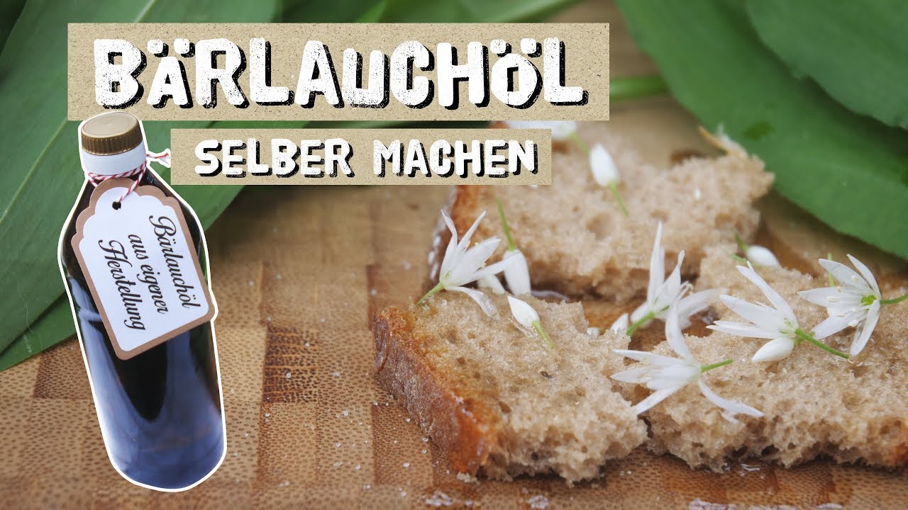 Bärlauchöl selber machen in 5 Minuten