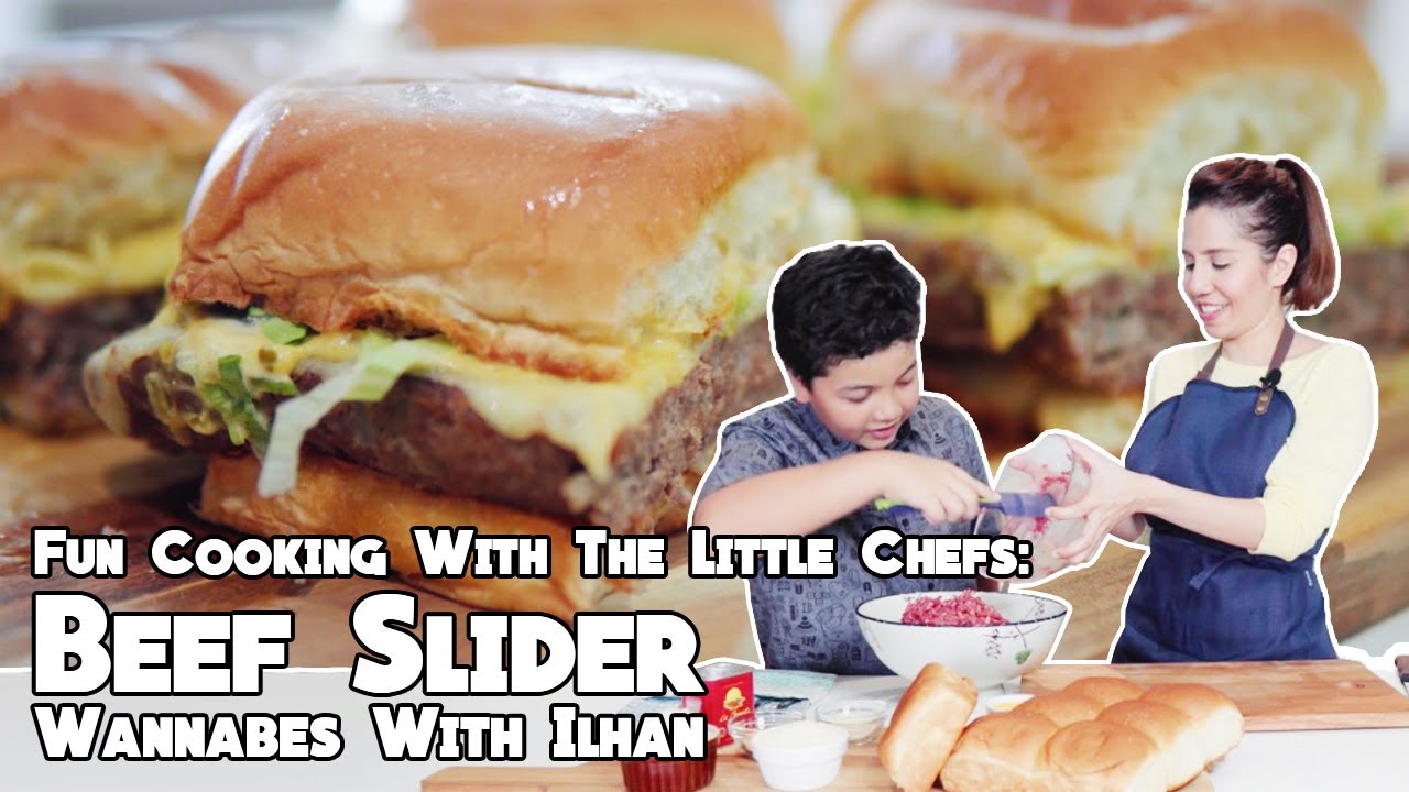 Fun Cooking With The Little Chefs: Beef Slider Wannabes With Ilhan