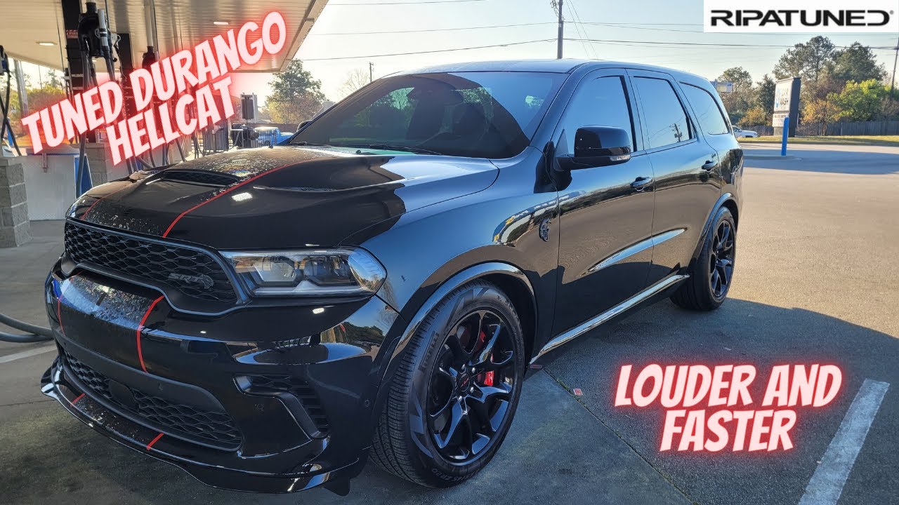 I got my DURANGO HELLCAT TUNED!  *LOUDER AND FASTER*