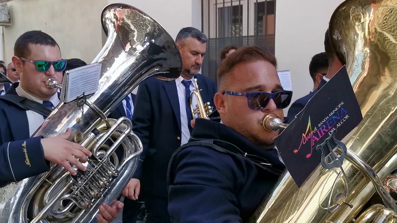 Banda de Mairena del Alcor tras la Hiniesta por primera vez
