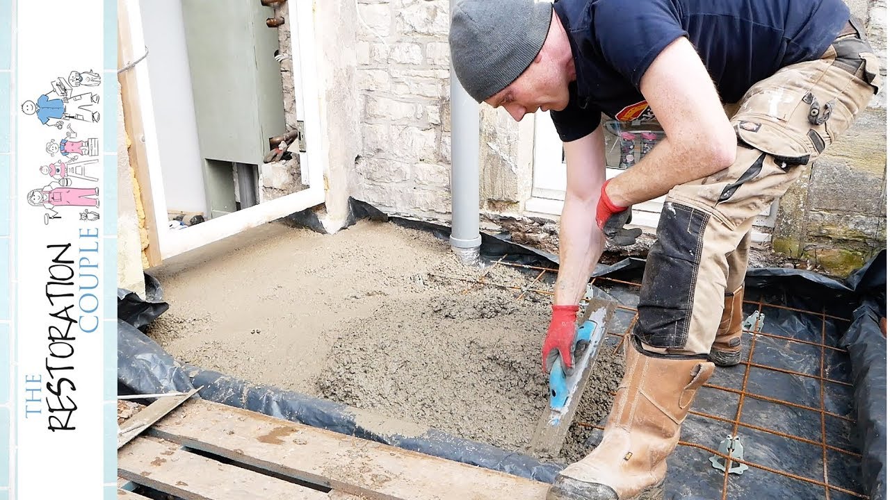 Concrete Slab for the DIY Porch Build