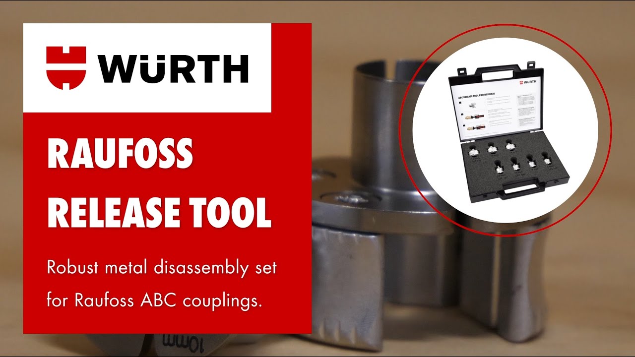 Metal Disassembly Tool Set - Perfect for Raufoss ABC Couplings | 7-Piece Kit