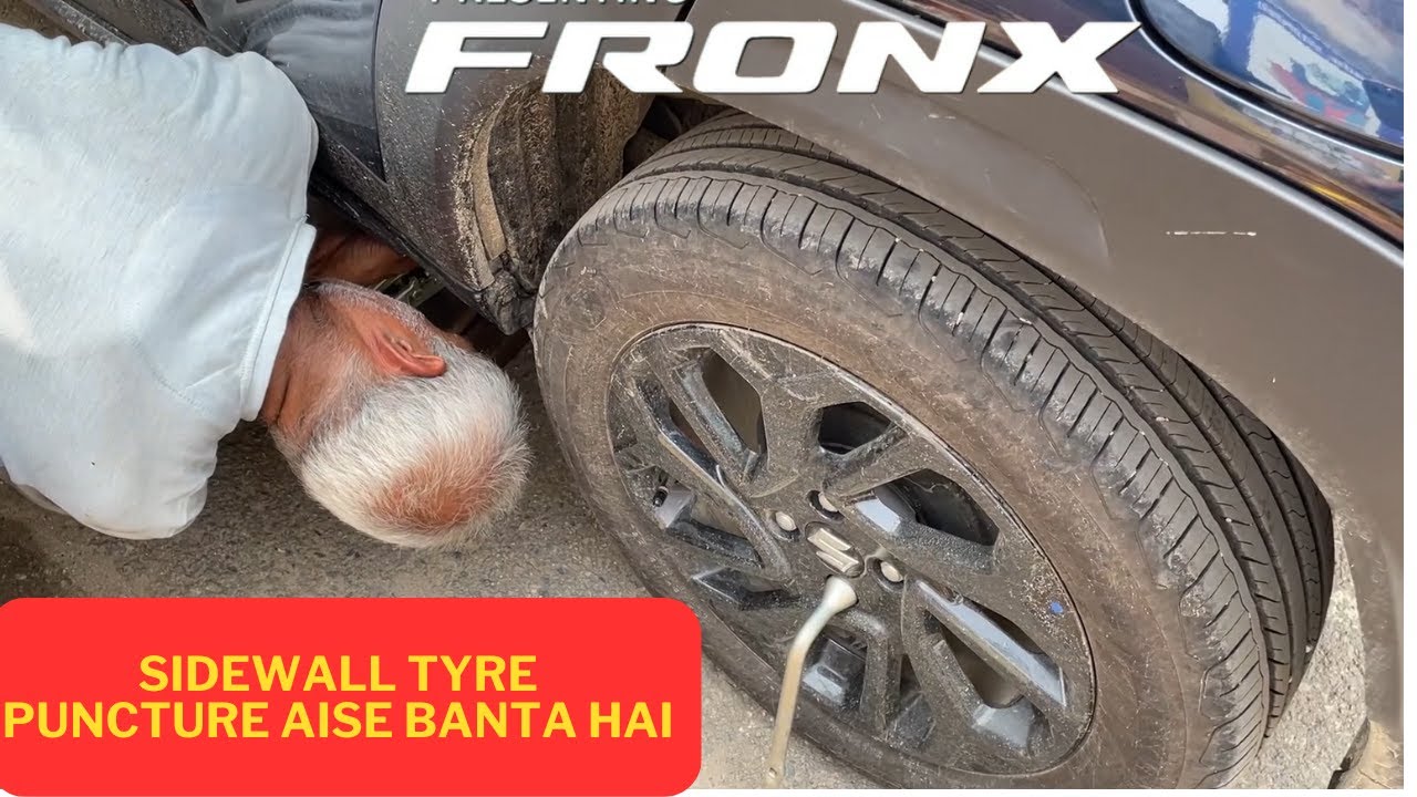 how to repair tyre sidewall leak | car tyre sidewall puncture repair