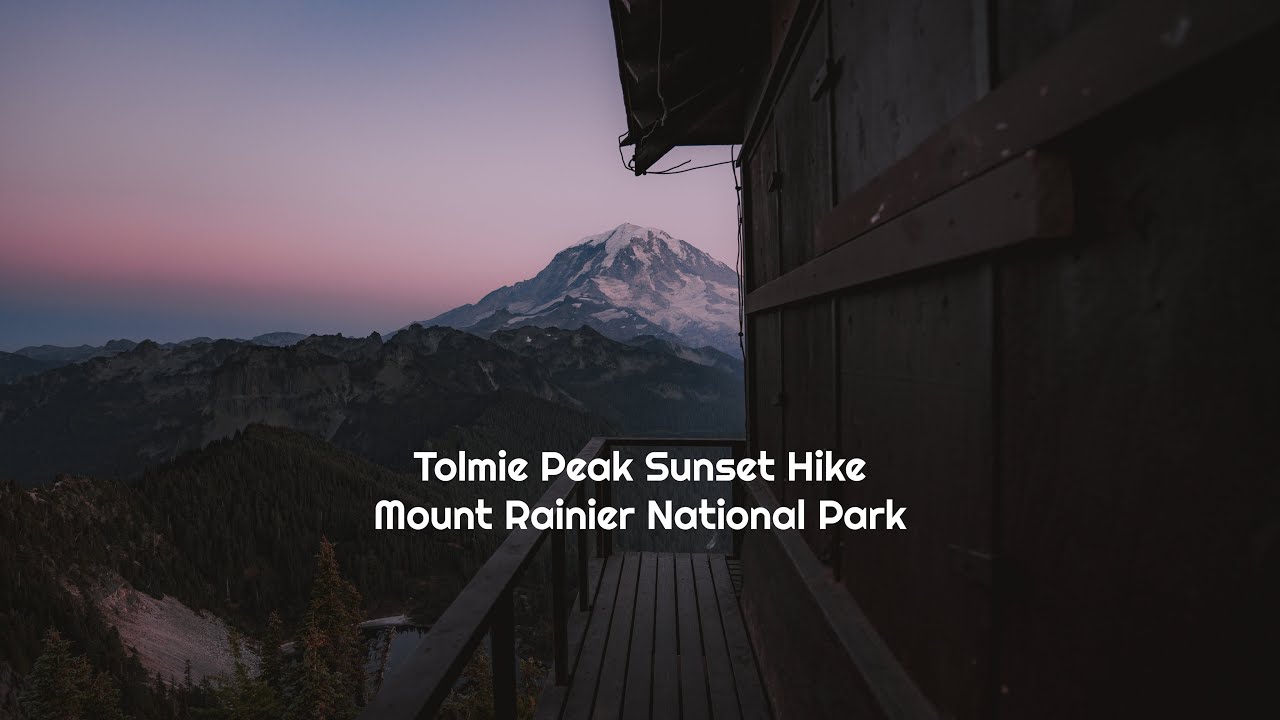 Hiking Tolmie Peak | Amazing Views of Mount Rainier at Sunset | Vlog 20