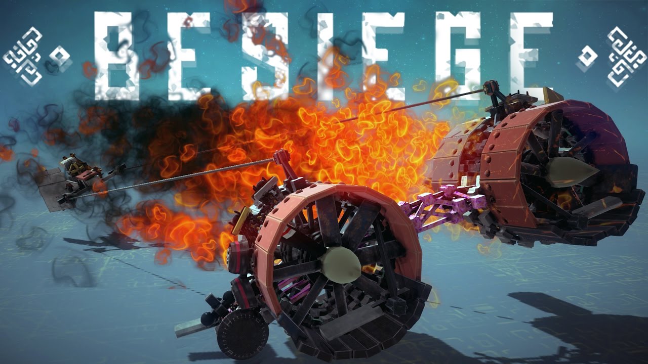 Besiege Best Creations - Pod Racer Crashes, Shocking Christmas Presents and More! - Besiege Gameplay