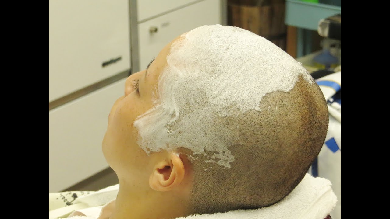 ASMR 剃髪　～髪を剃る音・シャンプーの音～head shave