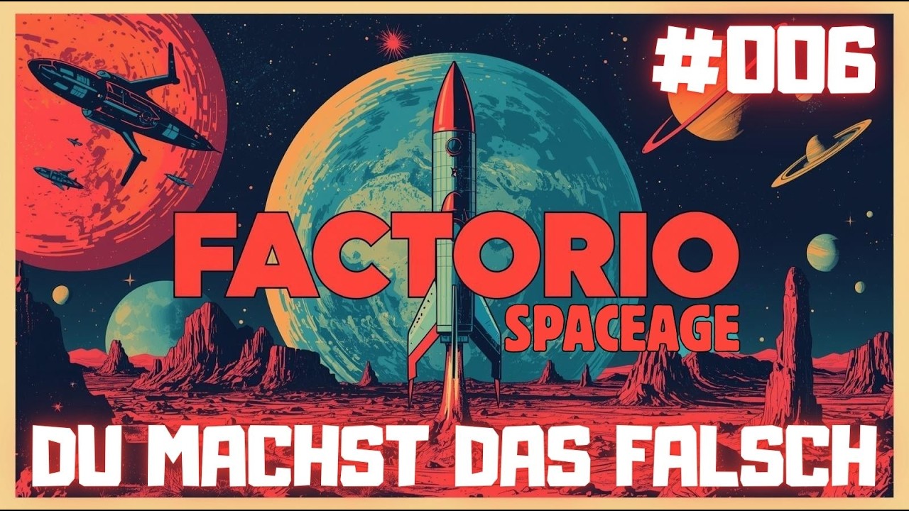 SIE KOMMEN! Factorio 2.0 SpaceAge. Anfänger Tutorial #006