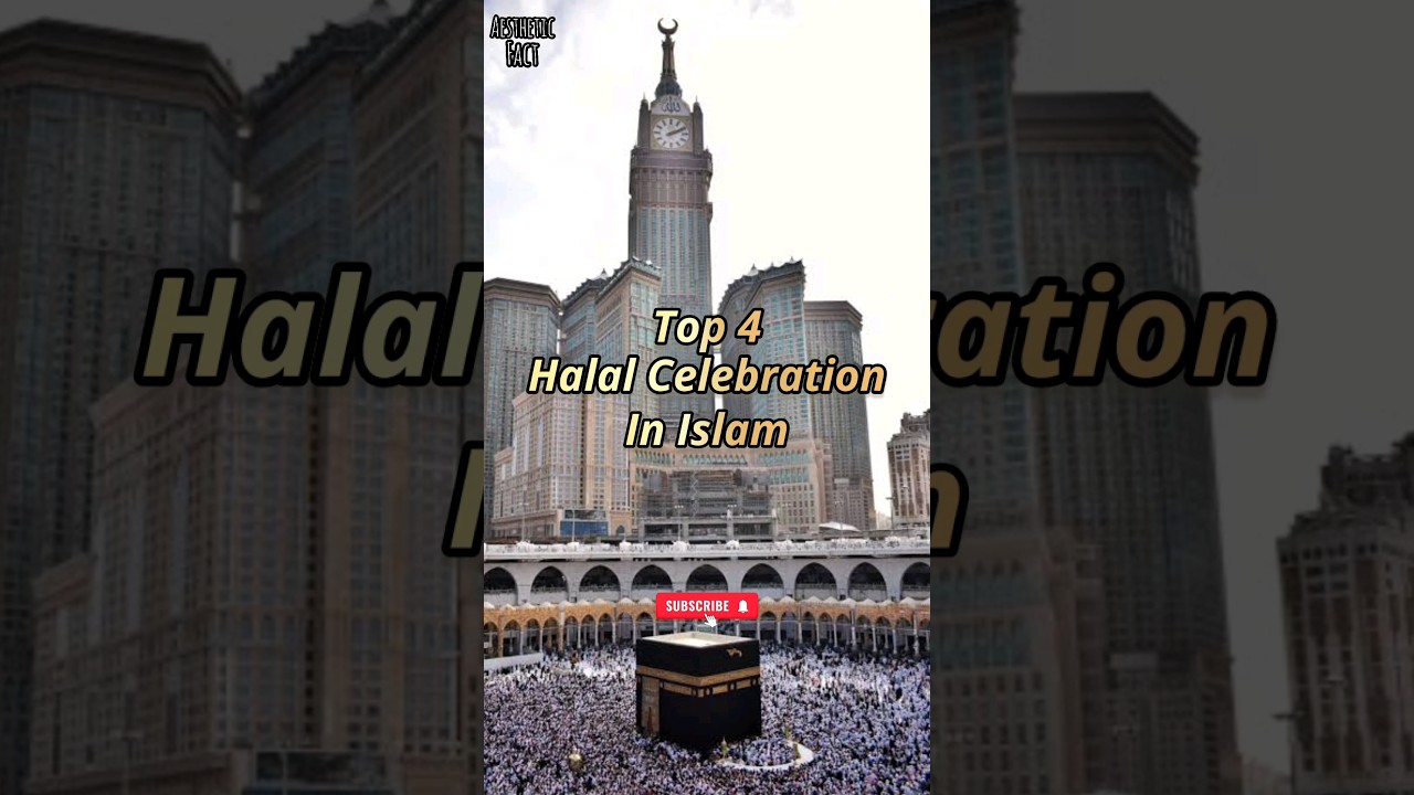 Top 4 Halal Celebrations In Islam | #islam #islamic #islamicstatus #islamicvideo #india #pakistan