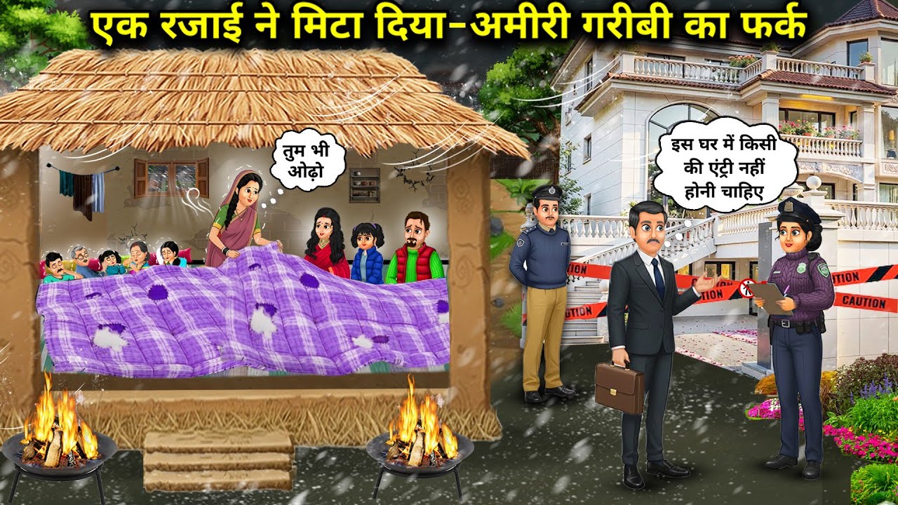 एक रजाई ने मिटा दिया-अमीरी गरीबी का फर्क||A quilt erased the difference between rich and poor