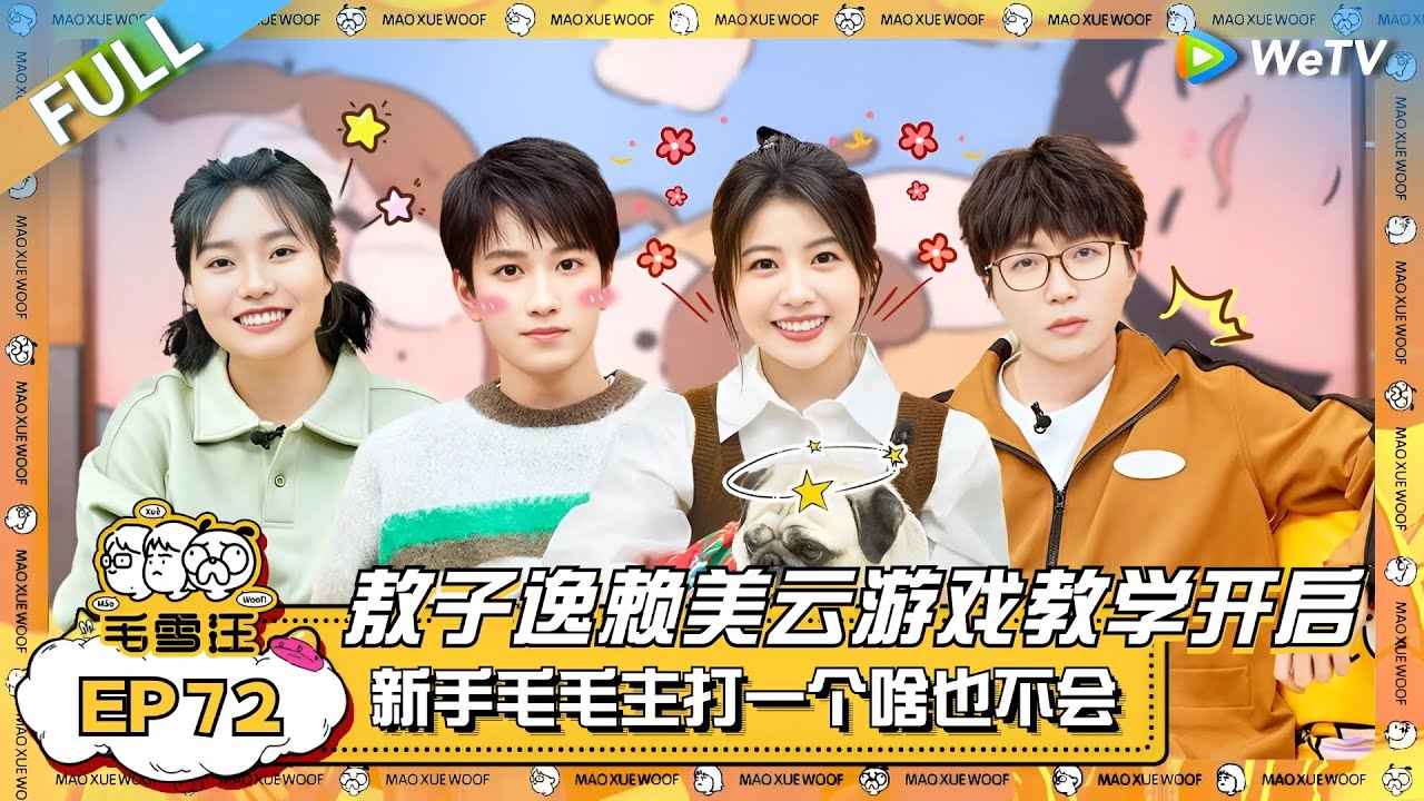 敖子逸赖美云游戏教学开启！毛毛雪琴开黑被敖子逸带飞？新手毛毛主打一个啥也不会！|《毛雪汪》EP72 FULL #综艺 #赖美云 #敖子逸 #李雪琴 #毛不易
