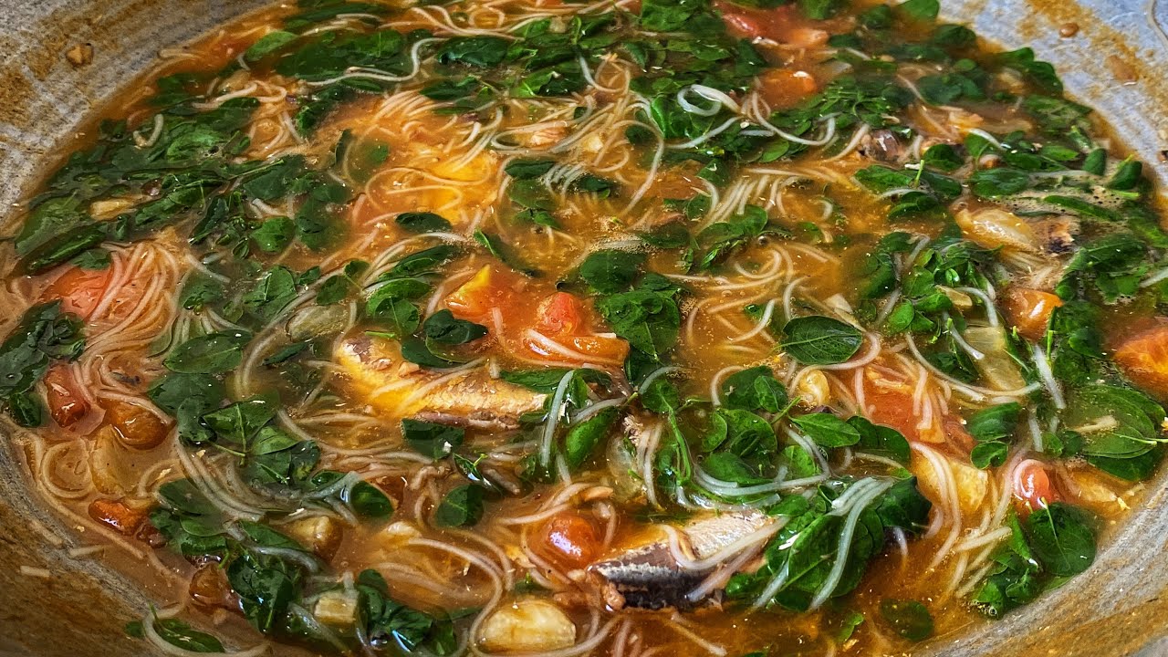 Tipid Budget Ulam Recipe! Ginisang Sardinas with sotanghon at malunggay