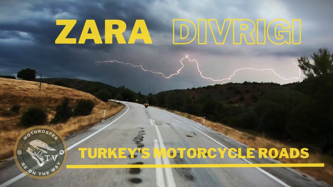Türkiye'nin Motosiklet Yolları / ZARA DİVRİĞİ YOLU / Relaxing music