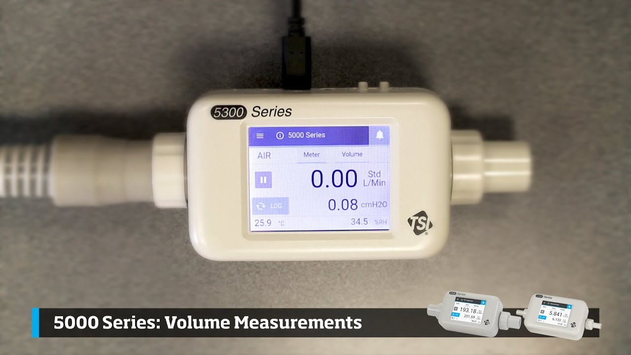 Making Volume Measurements with TSI 5000 Series Mass Flow Meters