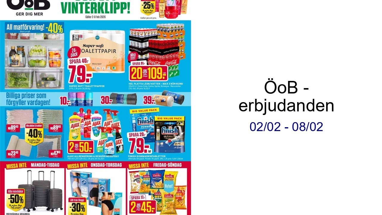 ÖoB - erbjudanden 02/02 - 08/02