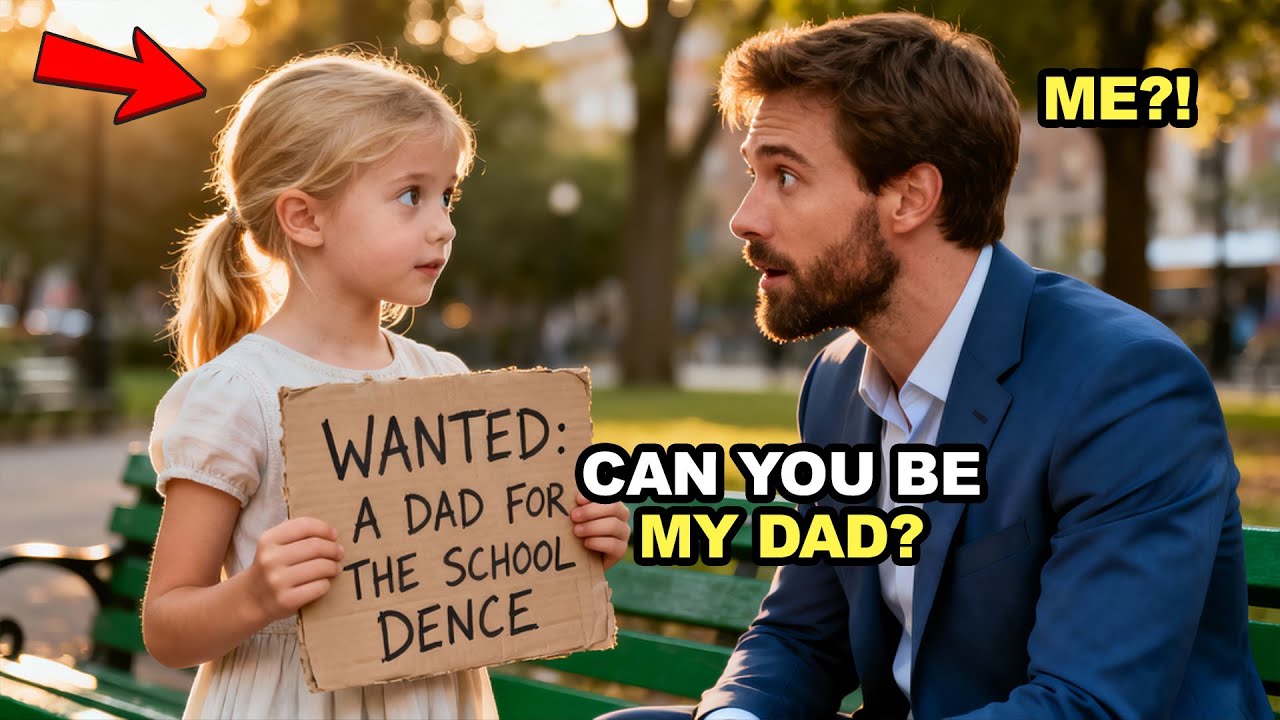 A YOUNG BILLIONAIRE FINDS A GIRL ALONE IN THE PARK SEEKING A DAD FOR A SCHOOL DANCE—HE ASTOUNDS ALL