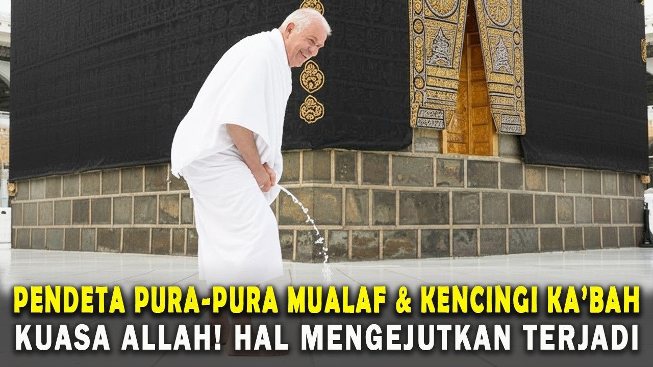KISAH VIRAL❗ PENDETA AMERIKA PURA-PURA MUALAF HINGGA KENCINGI KA'BAH, HAL MENGERIKAN TERJADI