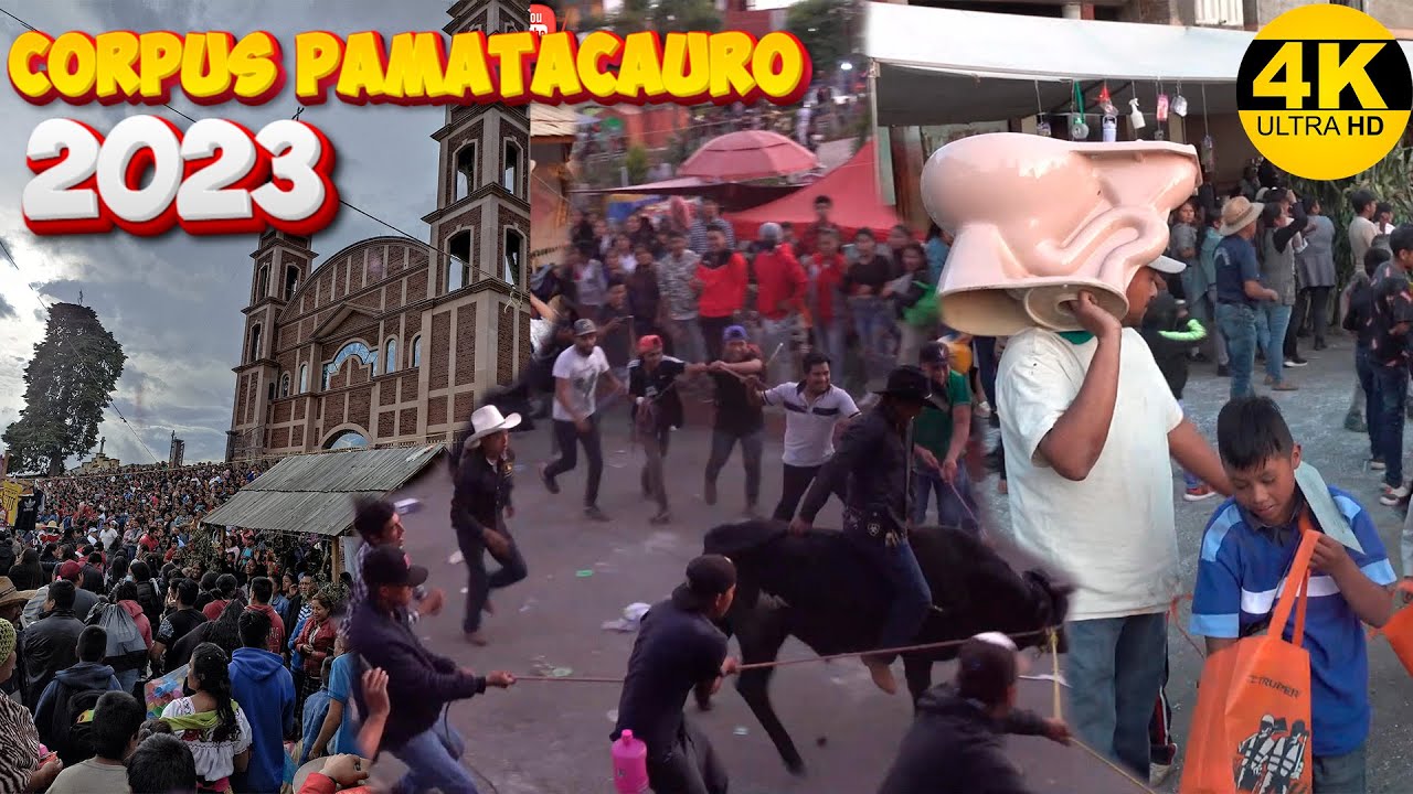 Regalaron hasta un Becerro - Corpus Pamatacuaro 2023 - Regalan Infinidad de Cosas