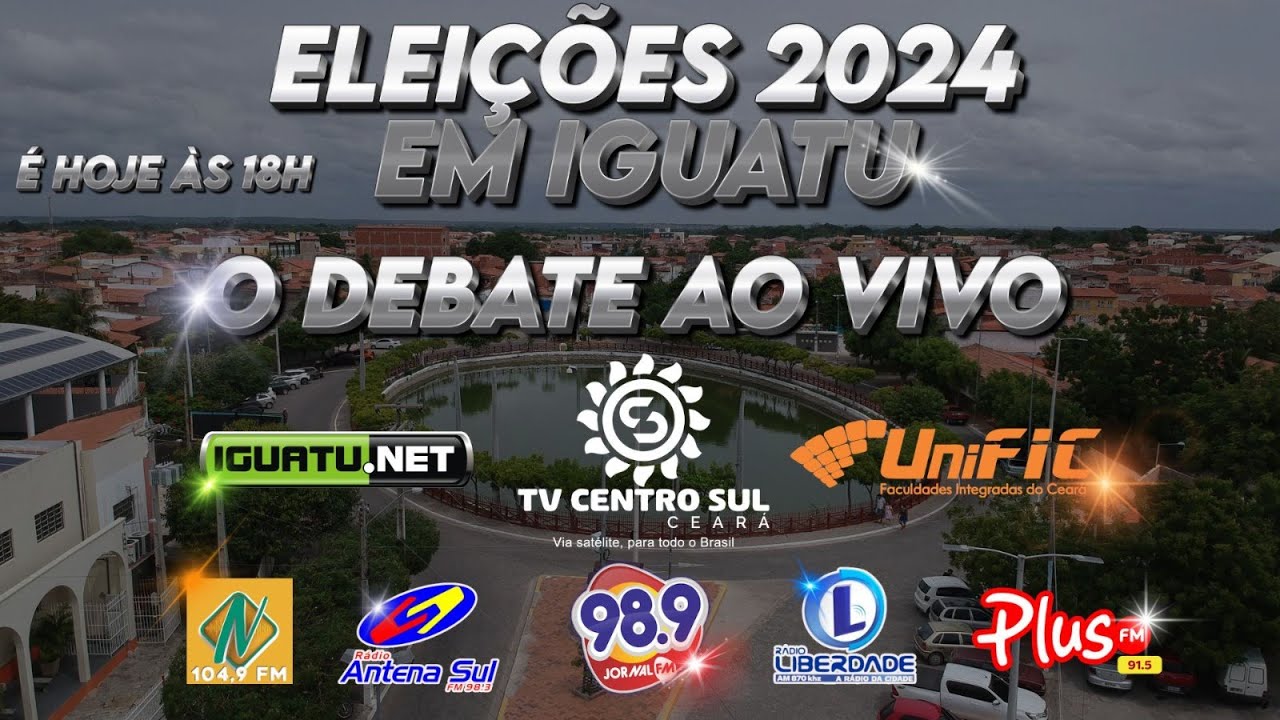 Eleições 2024: Debate com os candidatos a prefeito de Iguatu