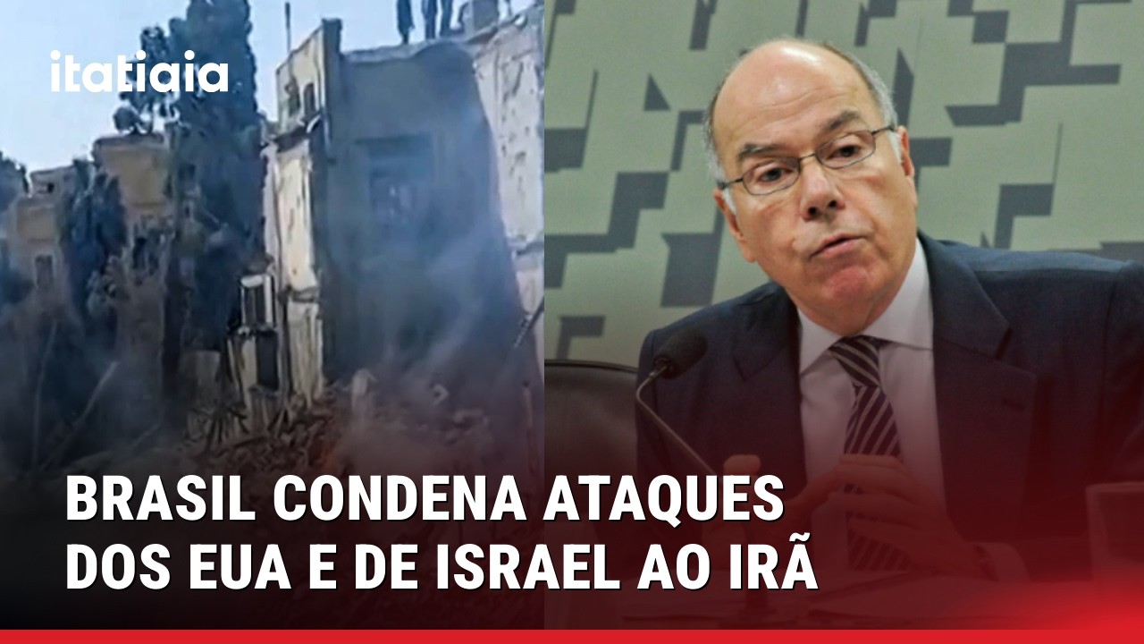 BRASIL CONDENA ATAQUES DOS EUA E DE ISRAEL AO IRÃ E PEDE 