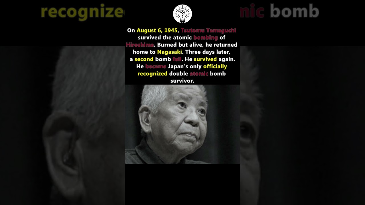 The Man Who Survived TWO Atomic Bombs 🤯 #shorts #history #ww2