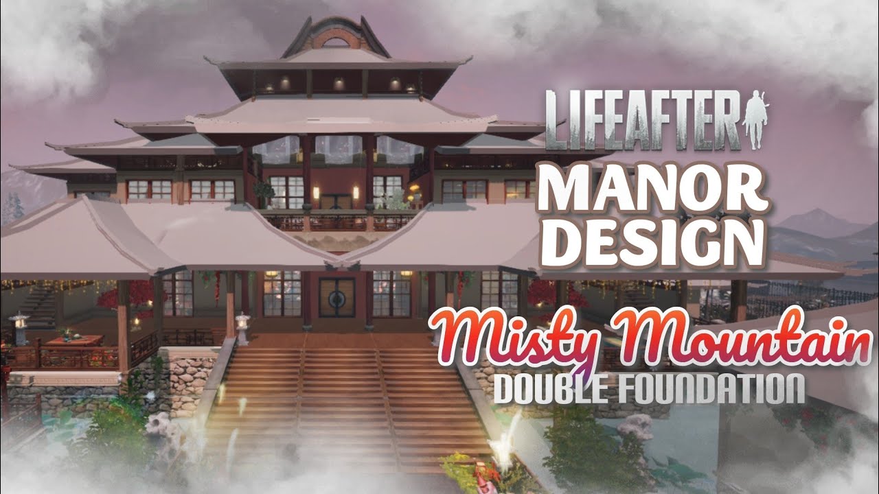 LifeAfter | Manor Design | FREE STRUCTURES Misty Mountain🌄| How To Build | by Vovkysha