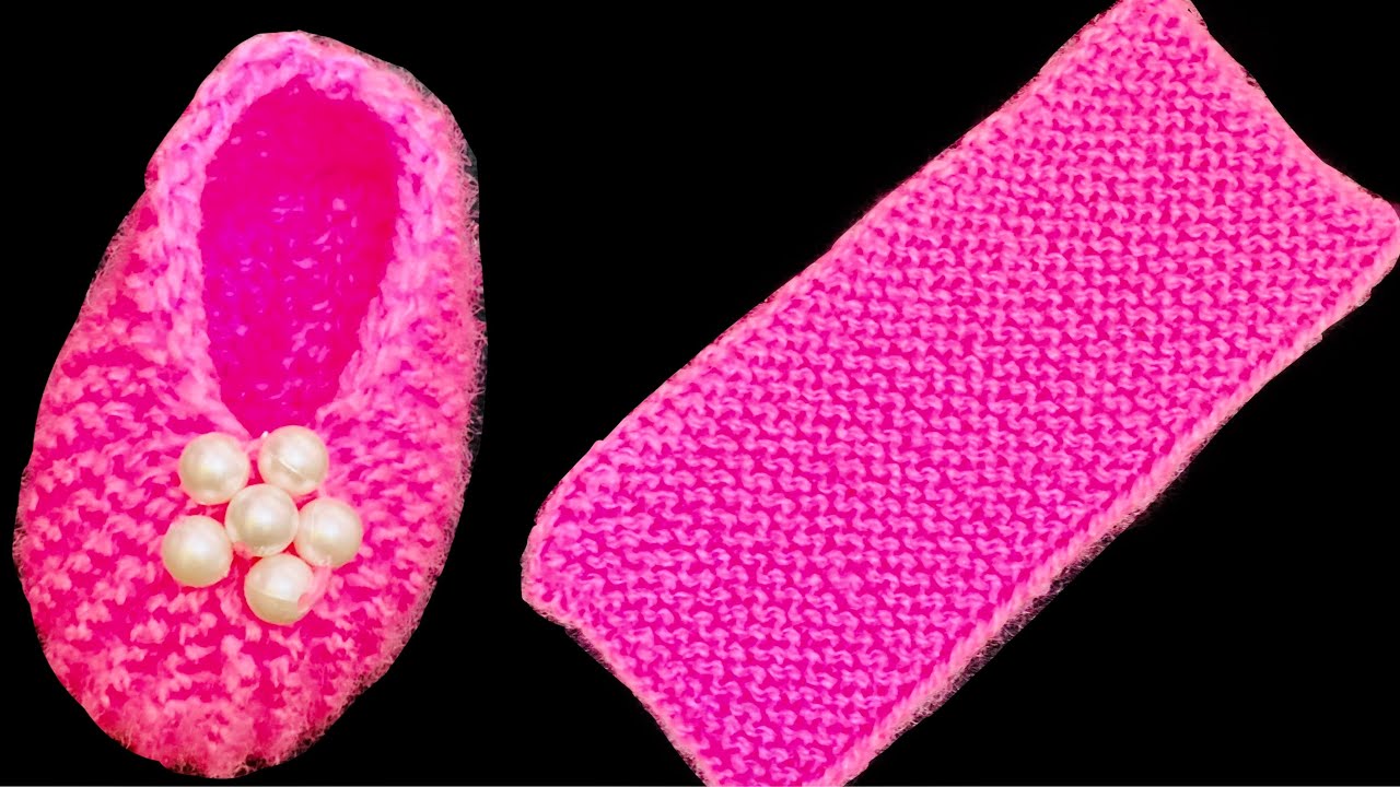 बहुत ही आसान तरीक़े से बनाए बच्चों के लिए गर्म मोज़े/For 0 to 2 years baby socks 🧦 in easy step.