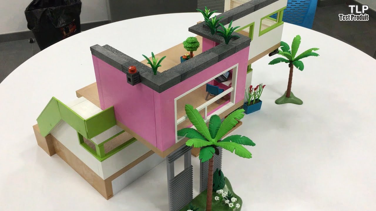 Construction de la Maison Moderne Playmobil (n° 5574) - Français
