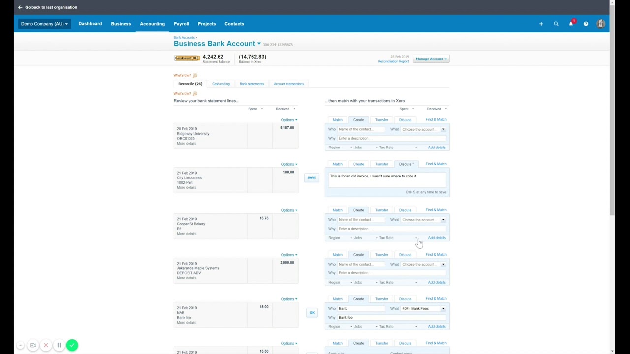 GST Tax Codes - Xero