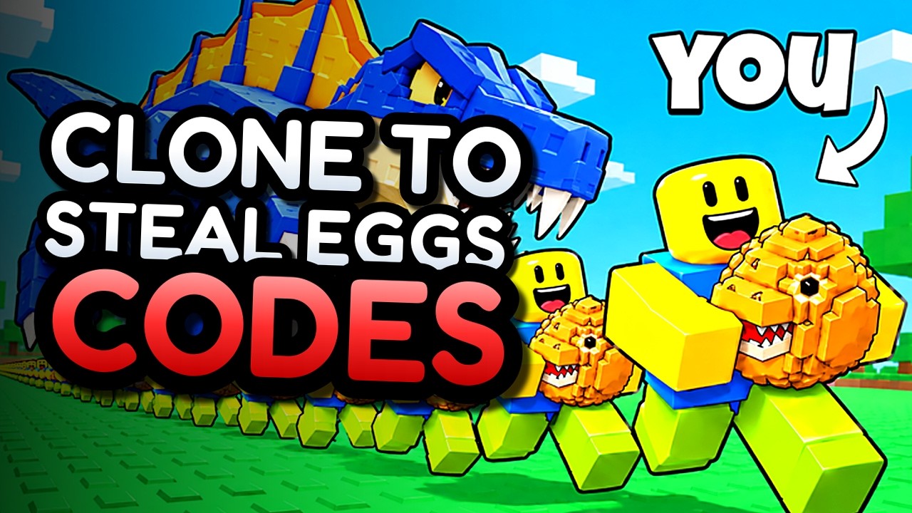*NEW* CLONE TO STEAL EGGS CODES (ROBLOX) - ALL 5 WORKING CODES SEPTEMBER 2026 🥚