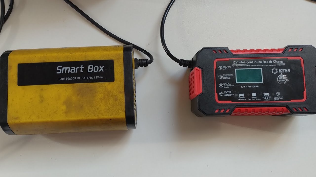 Carregador de Bateria automático Lótus LT-F126 vs Smartbox!  12v 6ah.