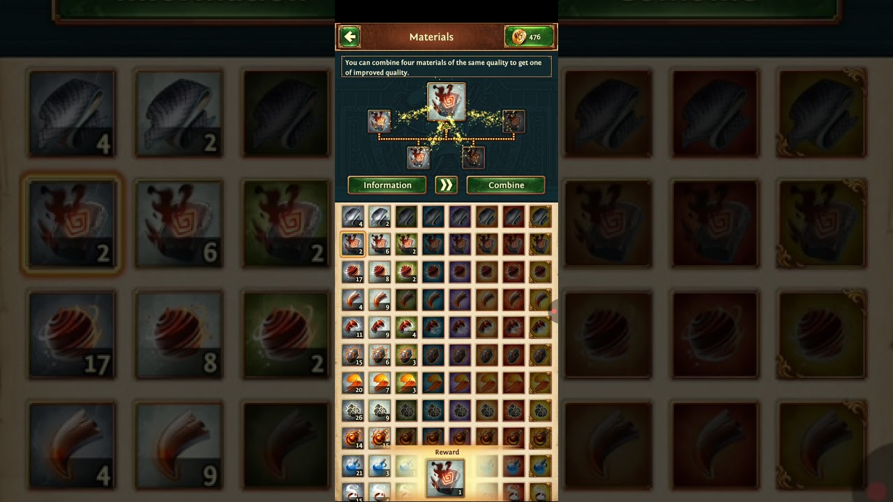 How to Combine Any Materials in Total Battle #totalbattle #totalbattleguide #totalbattlegaming