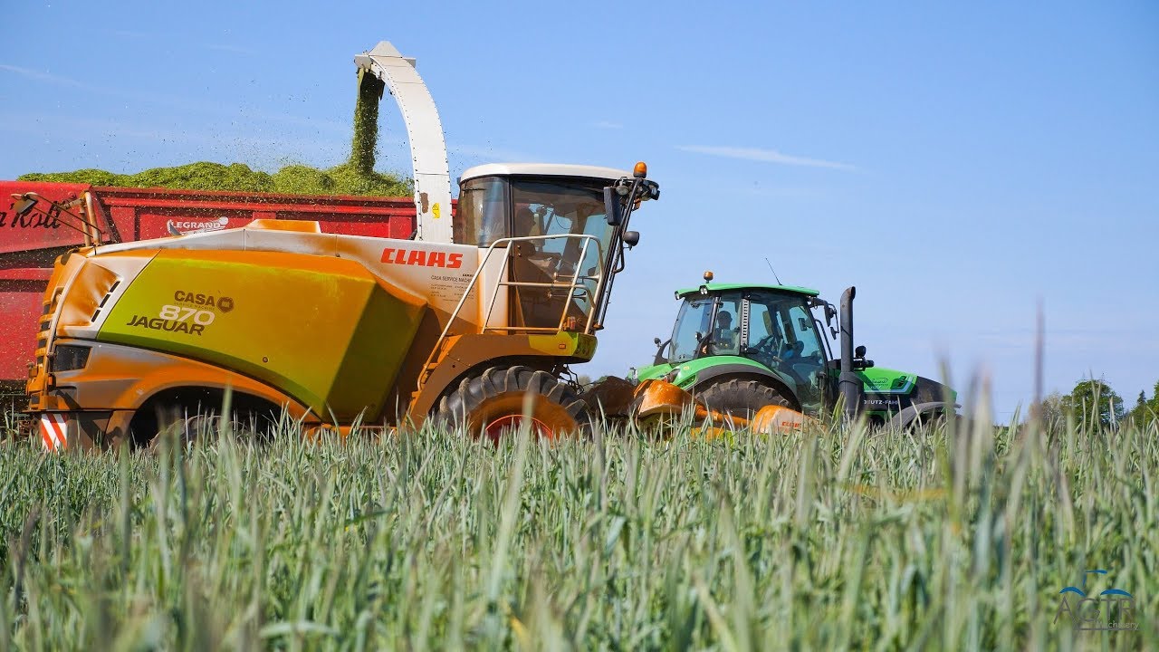 Ensilage de seigle en coupe direct pour méthanisation ETA ROZE !