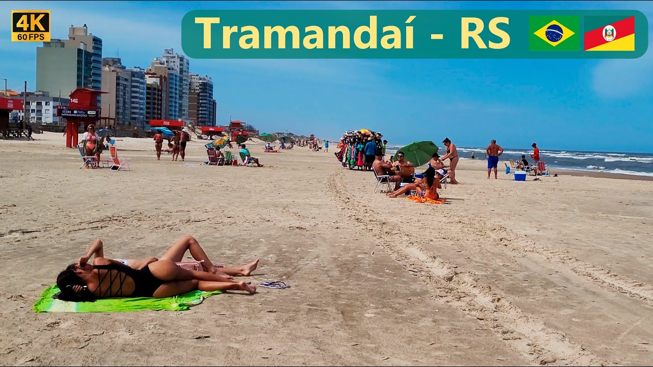 Tramandaí - RS |  Beira-Mar | Dezembro 2022 | 4k