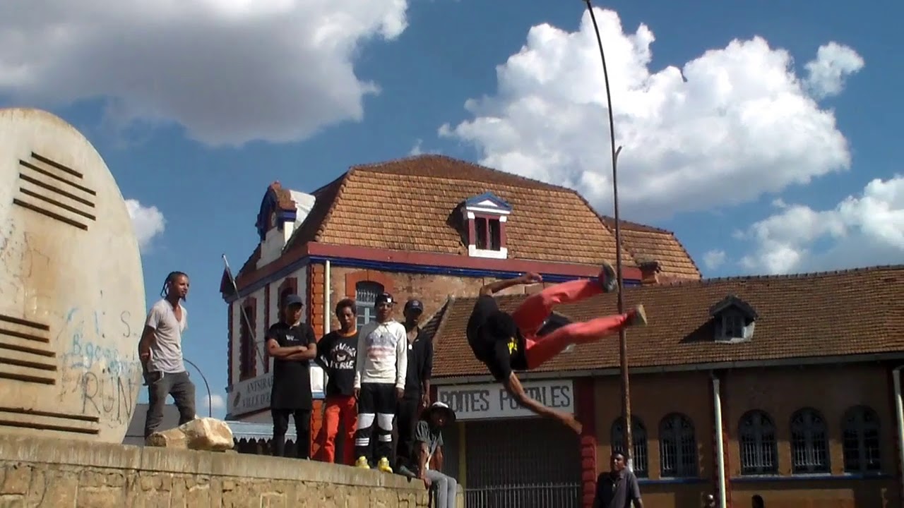 Parkour freeruunning tsilavina Pk Bira