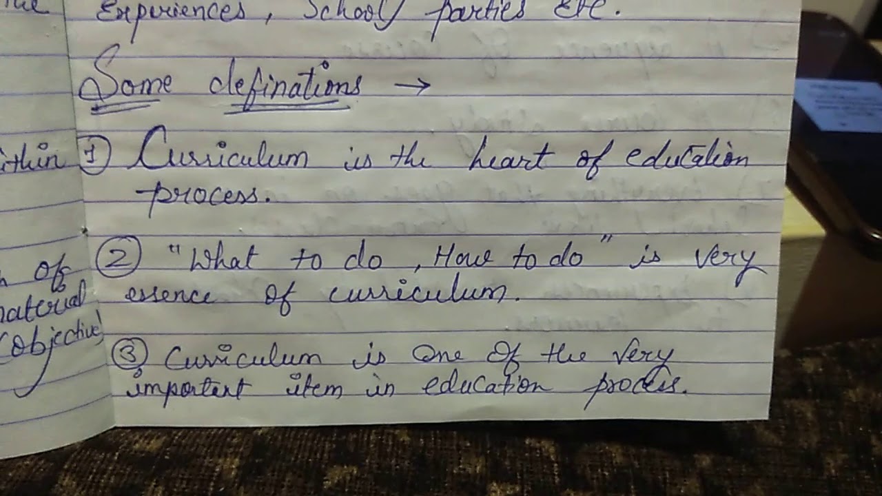 What Is Curriculum By It's That Simple