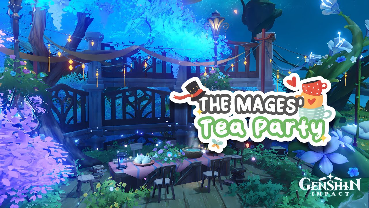 The Mages' Tea Party • Serenitea Pot Design • Genshin Impact