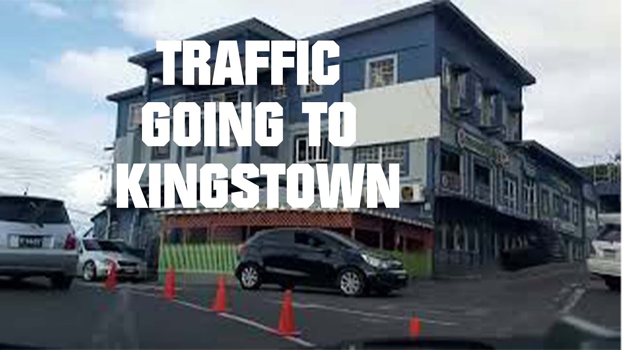 Drive From Belvedere To Kingstown Morning Traffic St. Vincent