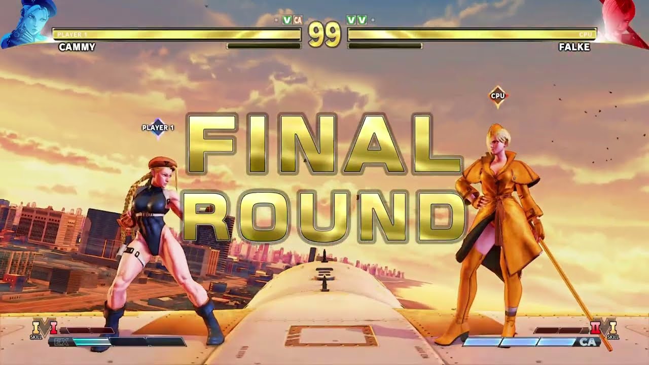 STREET FIGHTER V Cammy vs Falke