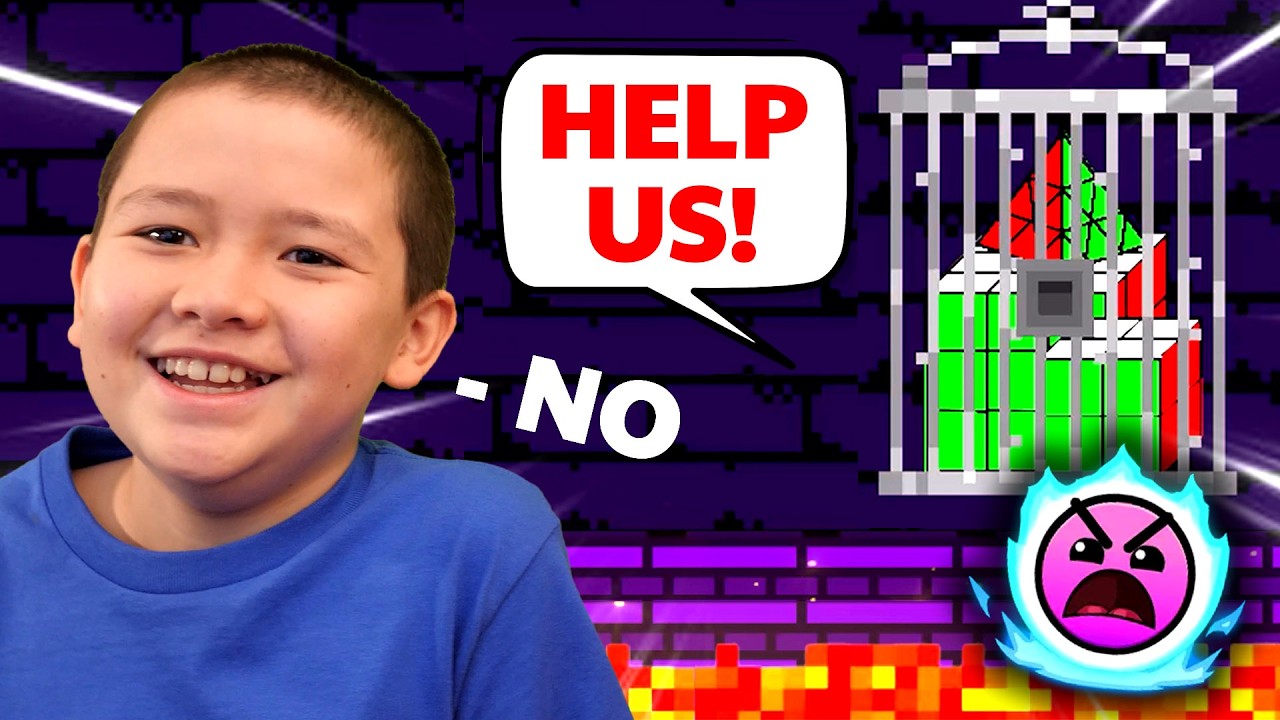 Geometry Dash, But I'm A Rubik's Cube