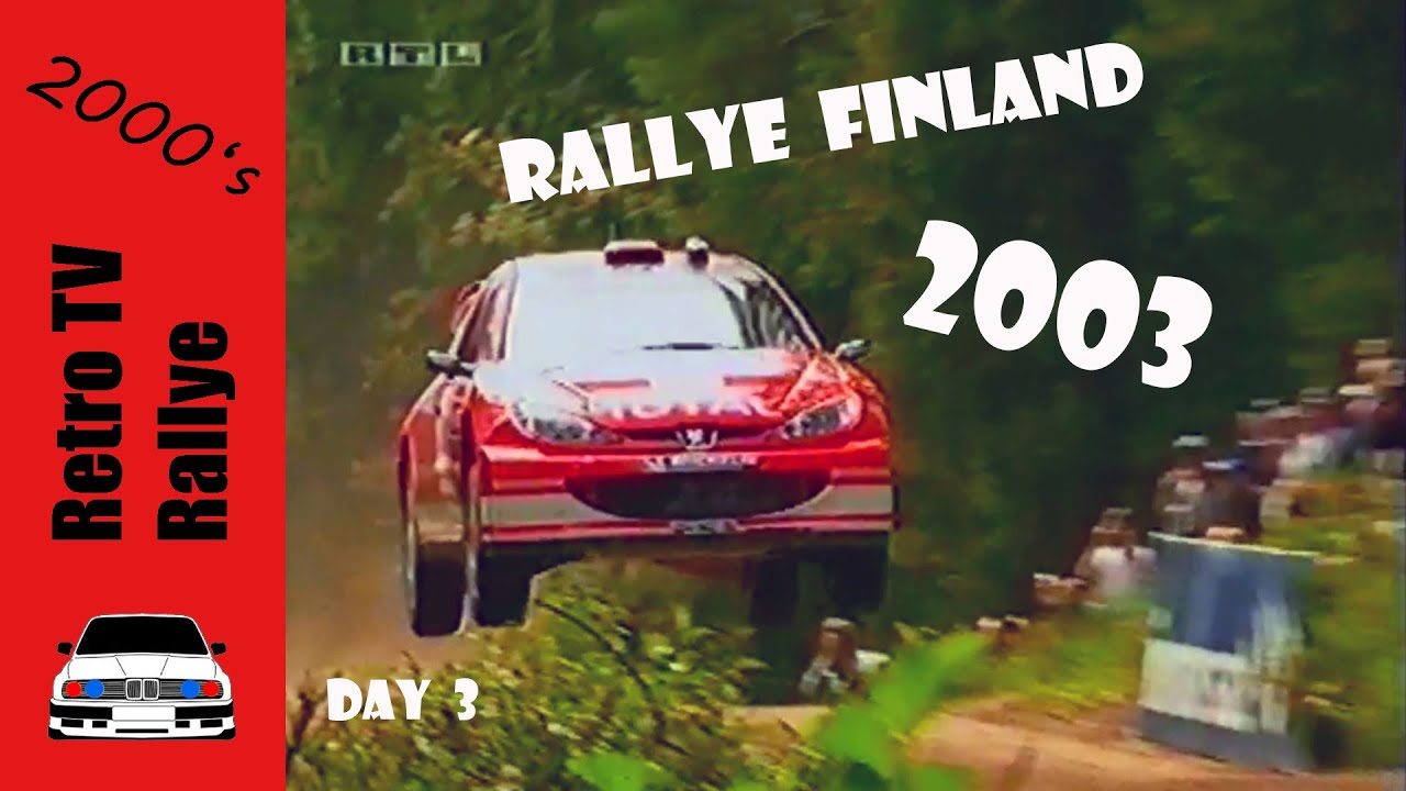 WRC Rallye Finland 2003 | Tag 3 | Retro TV RTL | Rallye Weltmeisterschaft | Carlos Sainz, Rovanperä