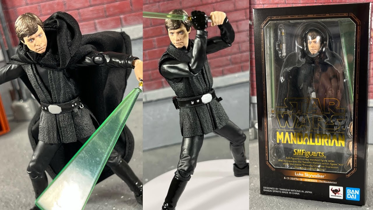 S.H. Figuarts Luke Skywalker The Mandalorian Star Wars Action Figure Review